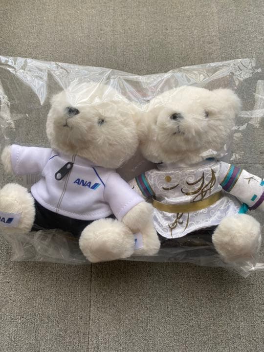 ANAフライトベアYUZUセット　＆　アップサイクルプロジェクトエコバック小