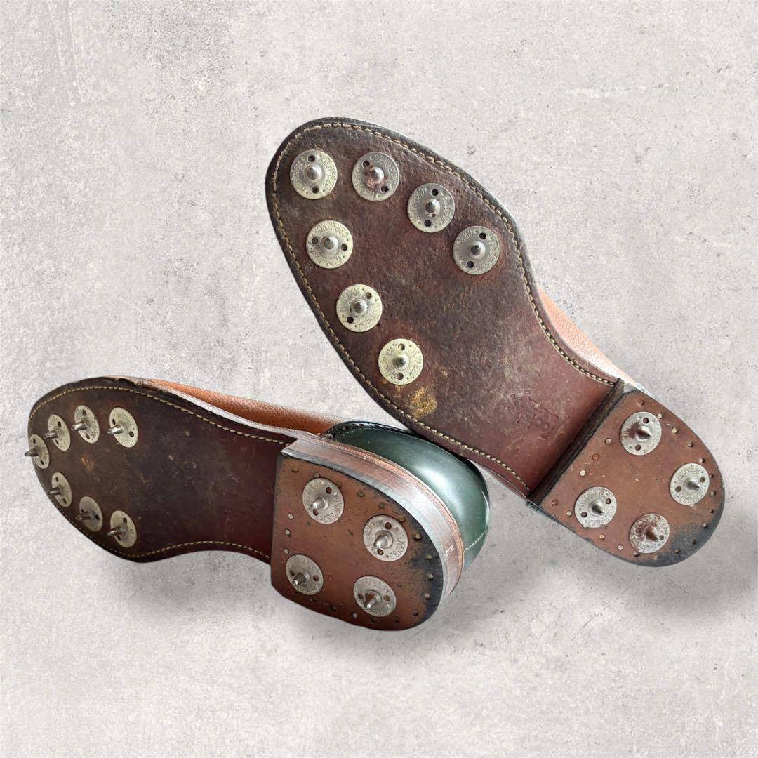 【最高峰】フットジョイ クラシックス ゴルフシューズ 7 1/2 EE メタル