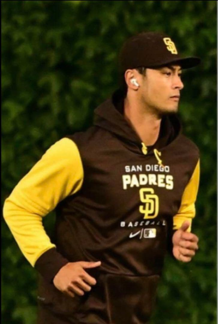 MLB パーカー　メンズ L ダルビッシュ　サンディエゴ　パドレス　padres