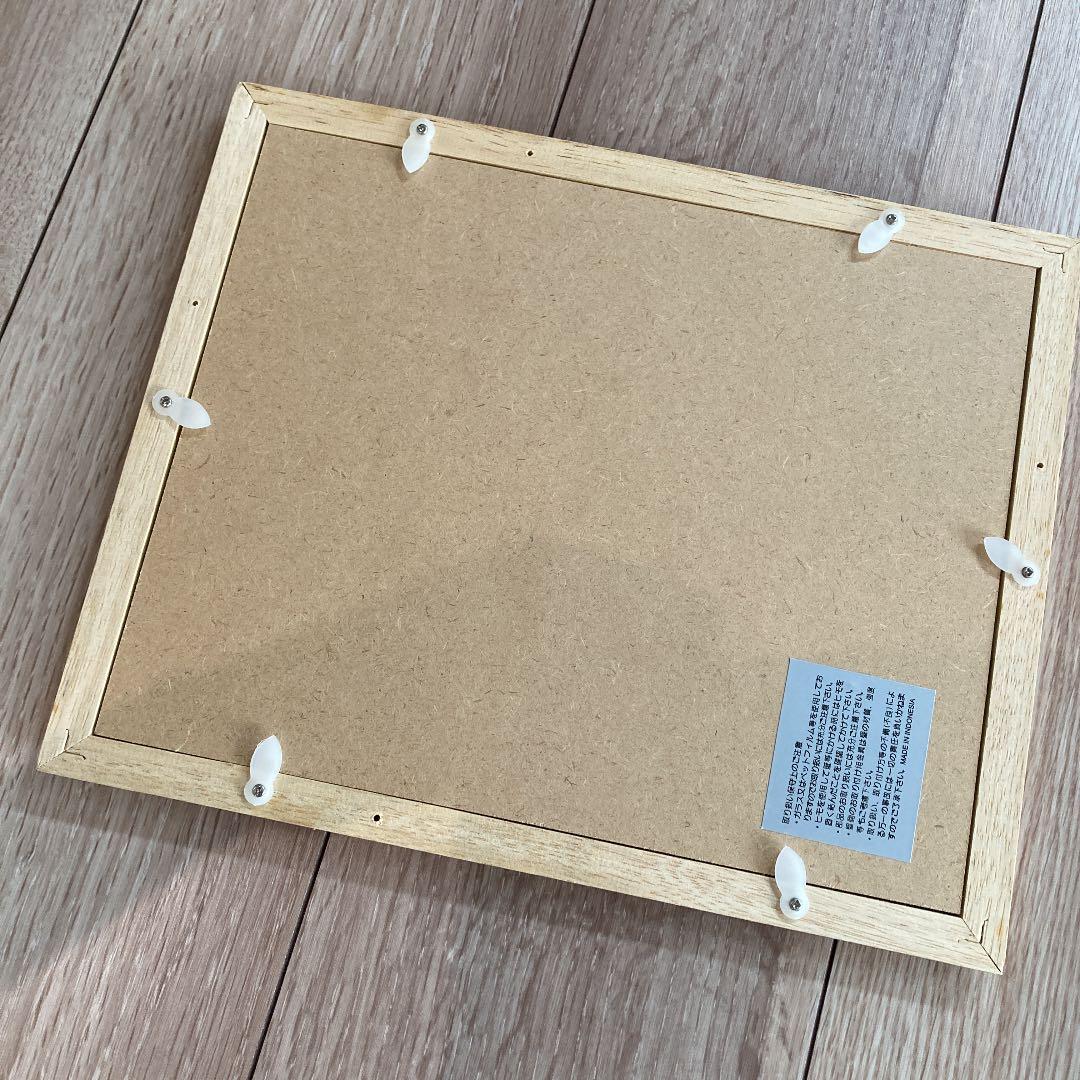 吉祥赤富士桜　額付き　シルク　絵画