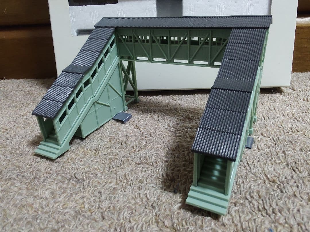 鉄道模型セット 駅舎 プラットフォーム Nゲージ