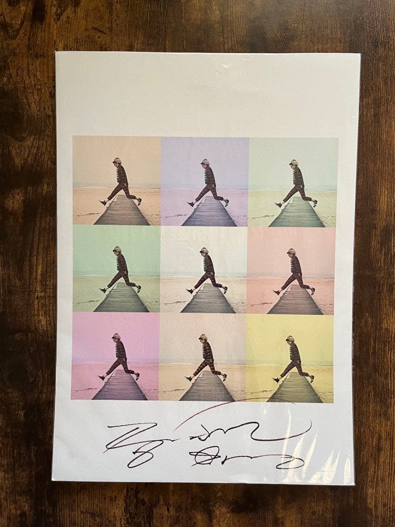 韓流　コン・ユ　サイン入り　Autographed photo MONSTER