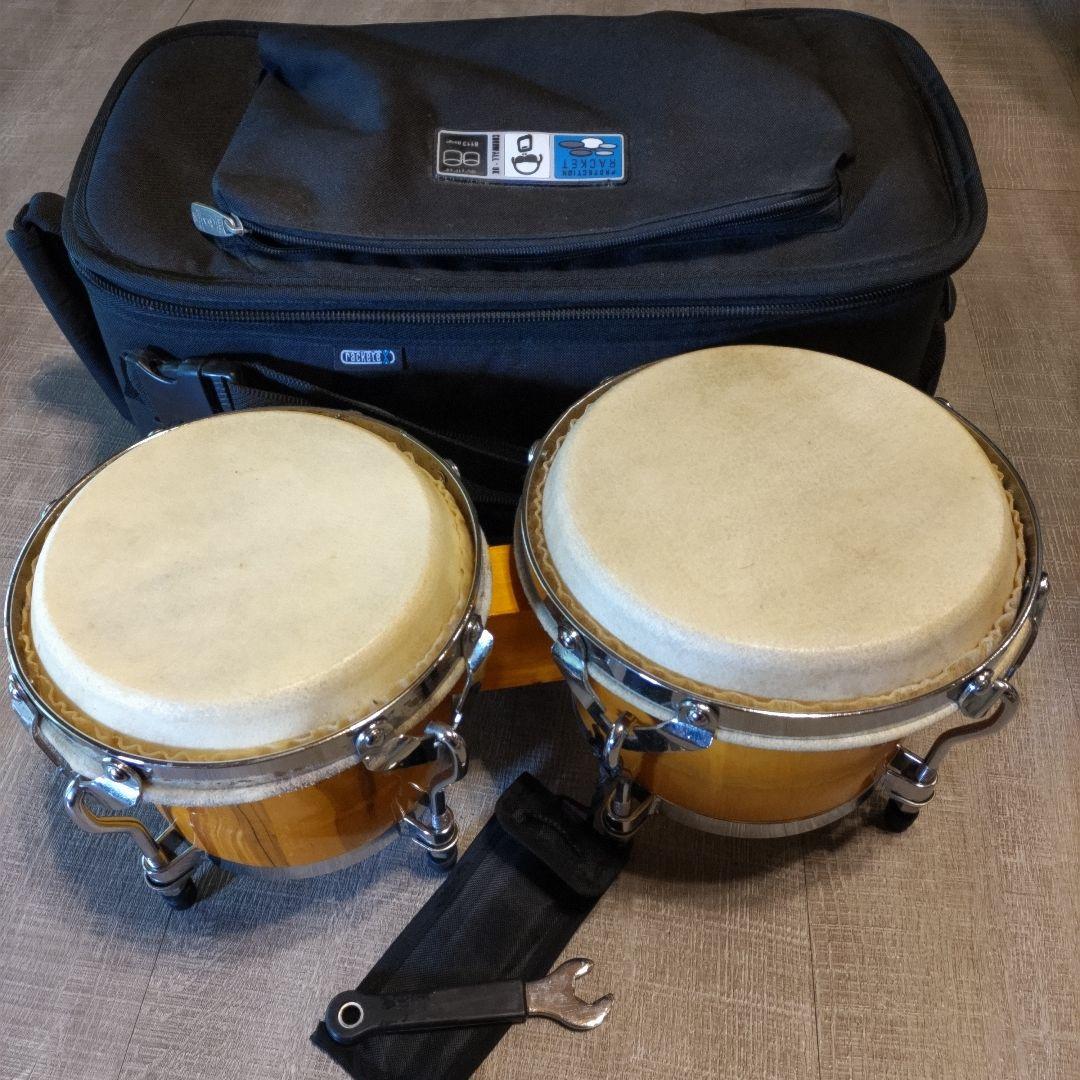 ボンゴセット ケース付き おまけギロ