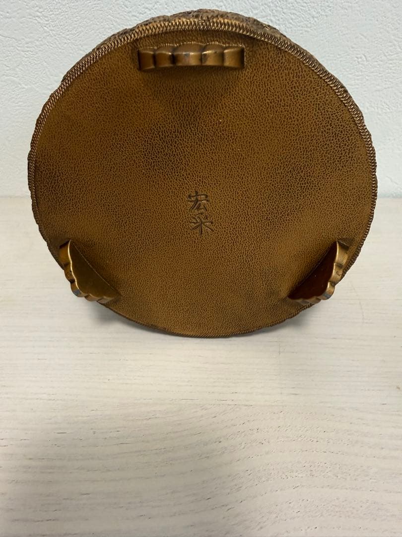 高岡銅器 佐野宏采 作「菊華香炉」