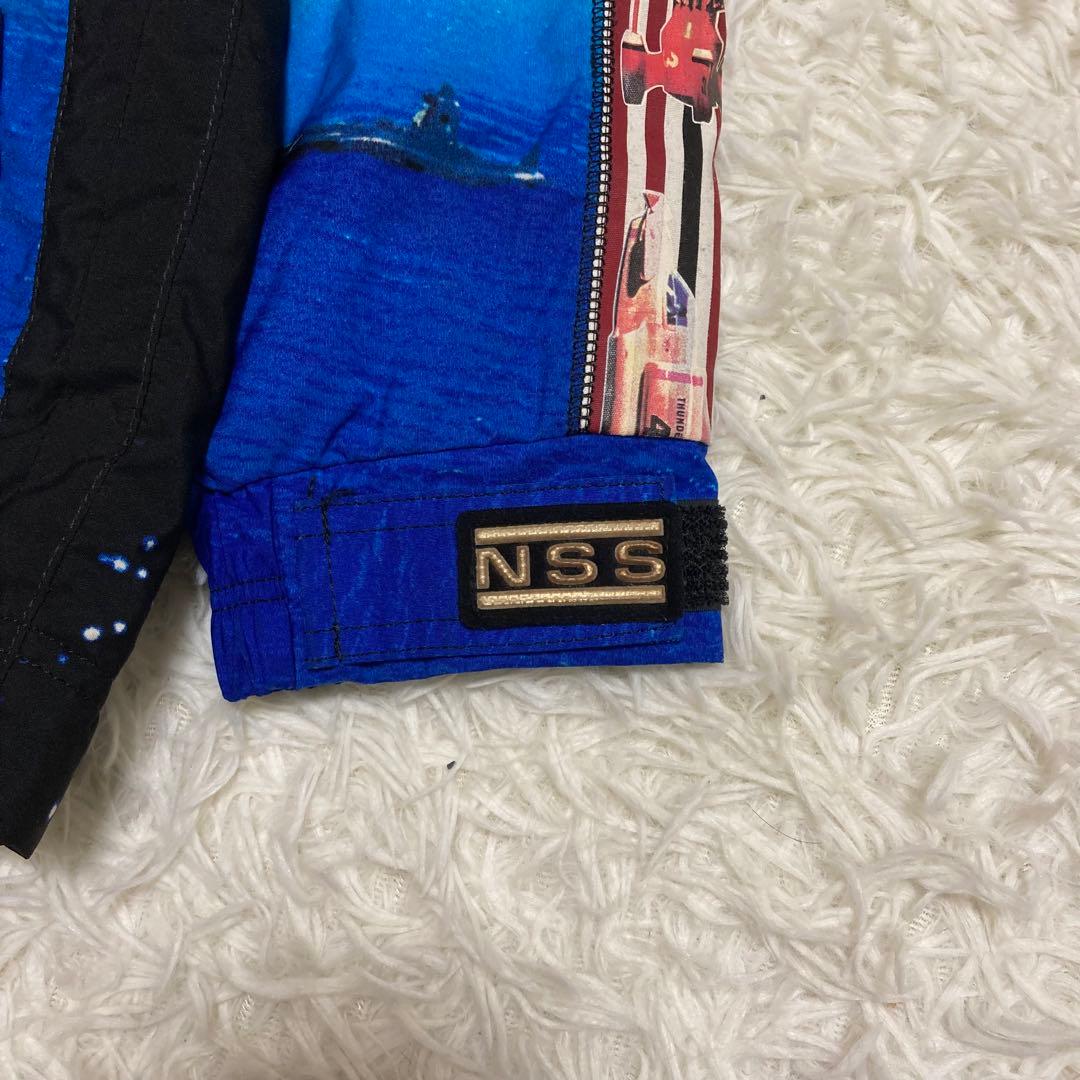 【希少】ニコルスポーツ スキーウェア コラボ 総柄 デザイン 中綿 ジャケット