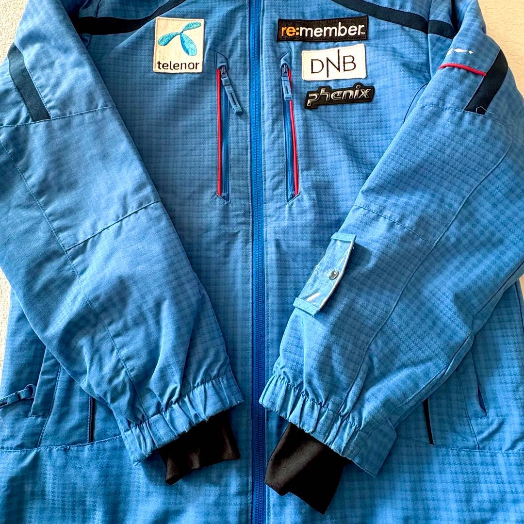 150 phenix スキー　ブルー　ネイビー　スノーウェア　スキーウェア 上下