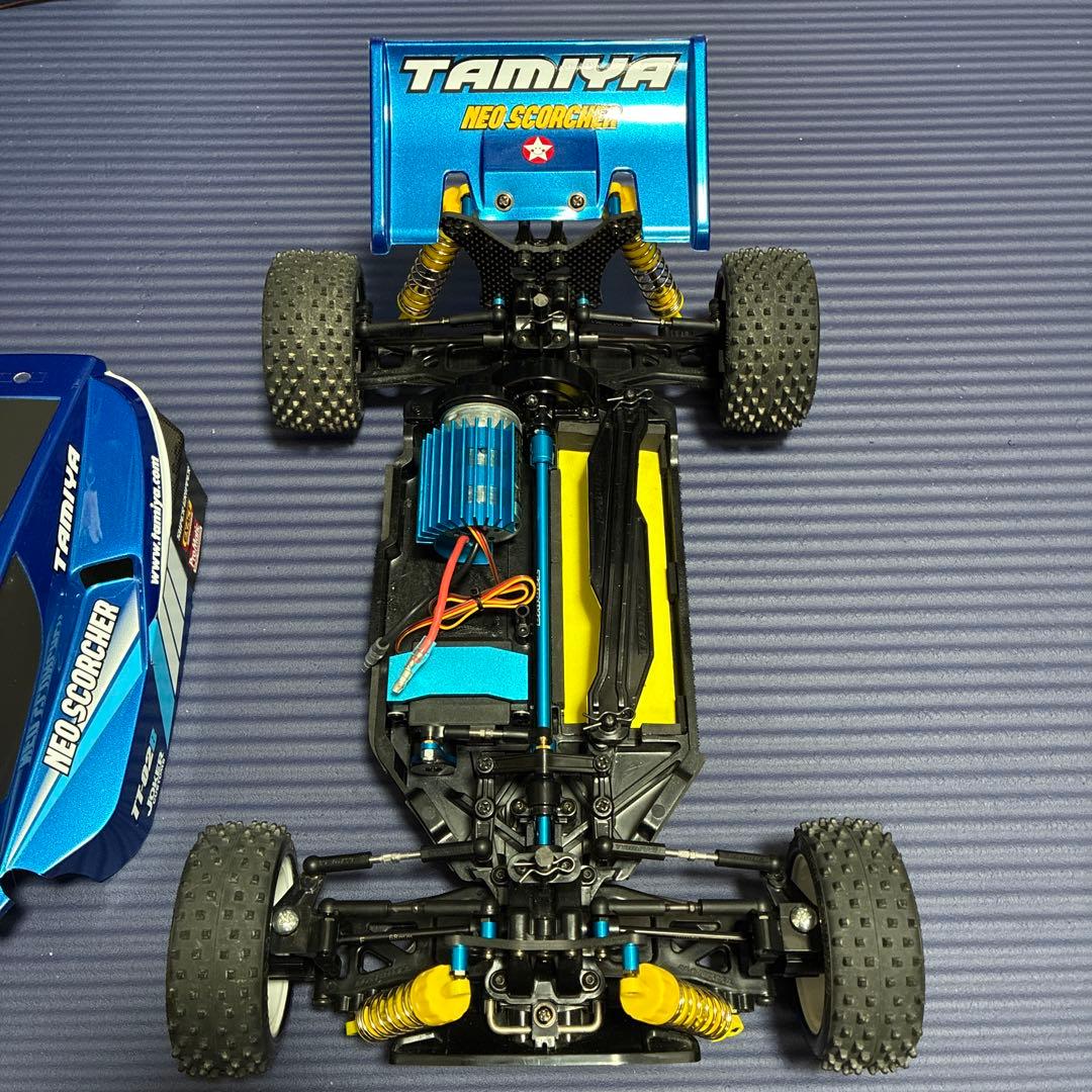 タミヤ製オフロードラジコンカー ネオスコーチャー