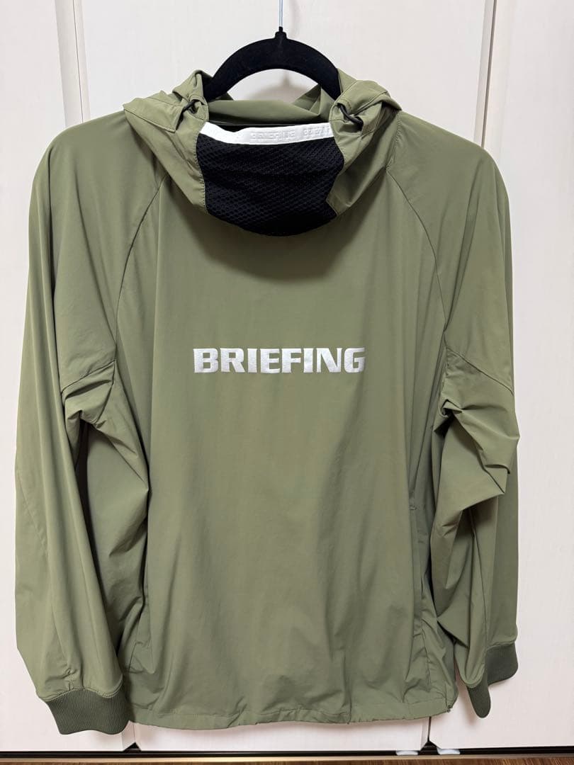 BRIEFING フード付きジャケット Lサイズ オリーブ