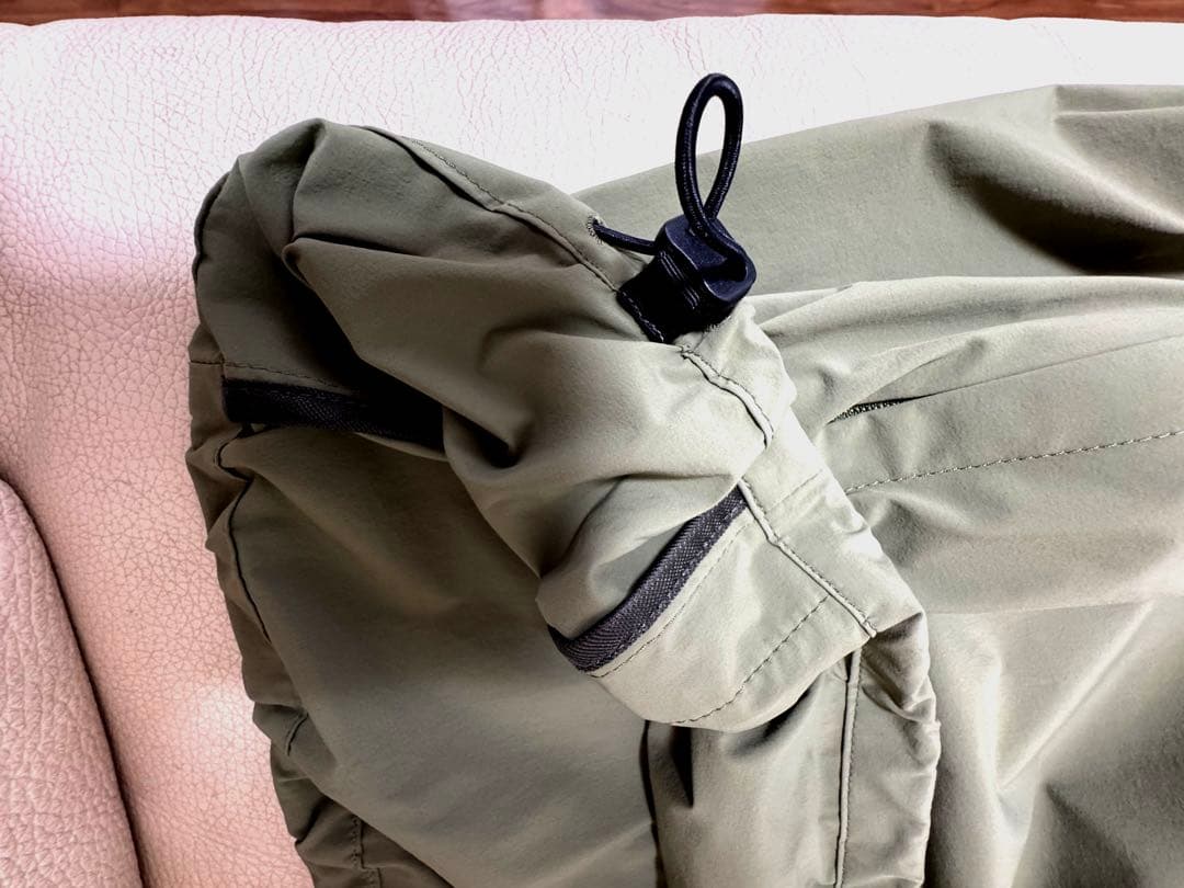 BRIEFING フード付きジャケット Lサイズ オリーブ