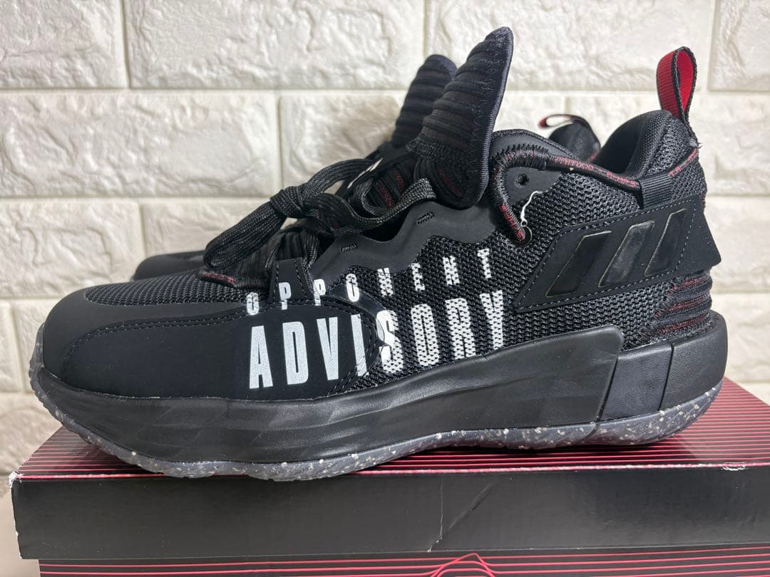 adidas DAME 7 EXTPLY 27.0cm ブラック/レッド