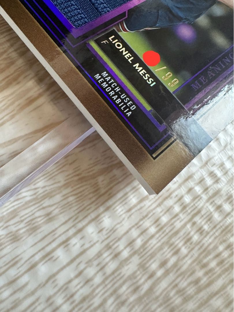 Match-Usedメモラ メッシ ジャージーカード
