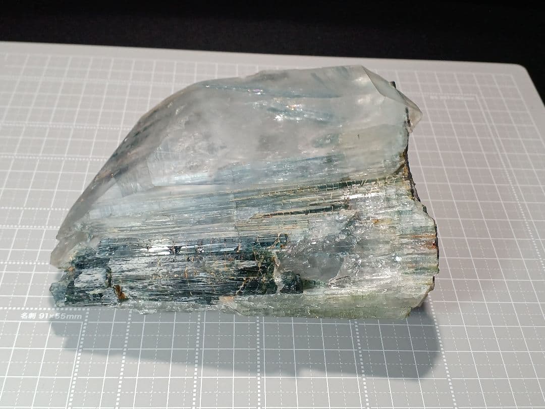 インディゴライト　トルマリン　水晶 原石　鉱物標本