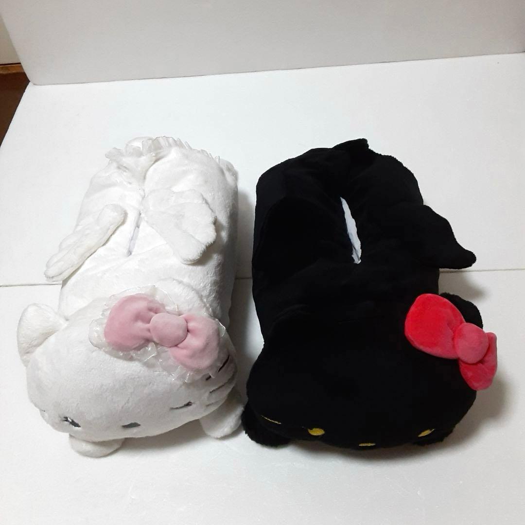天使と小悪魔シリーズ　キティ　　ぬいぐるみ　 ティッシュカバー 　2個セット