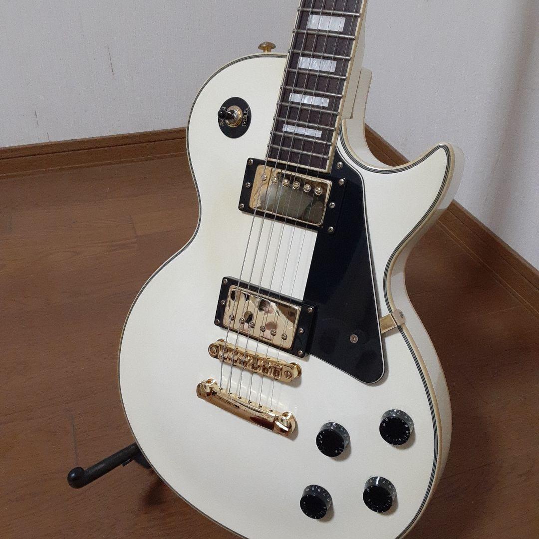 BUSKER'S BLC300ホワイトレスポールタイプエレキギター