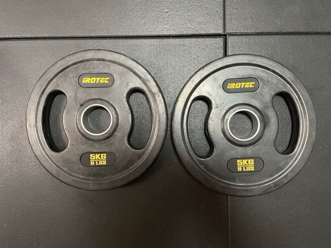 【出品②】IROTECオリンピックプレートオールラバー仕様穴径51mm