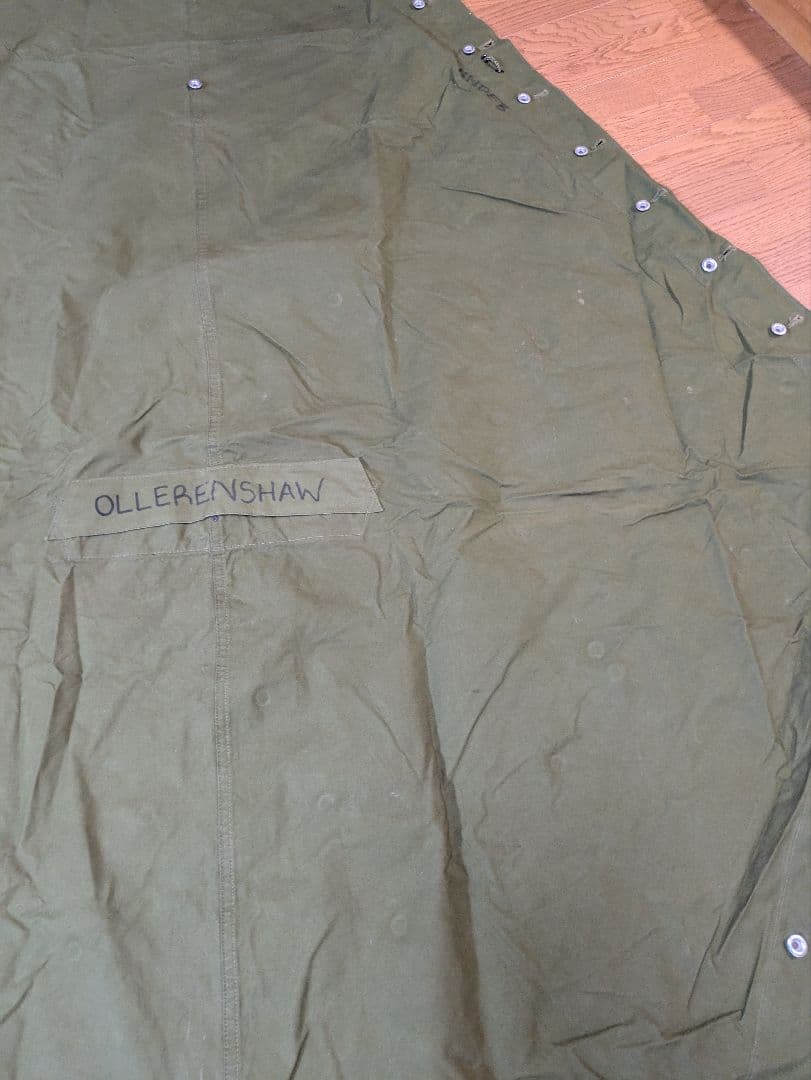 ノルウェー軍幕　2枚組　used