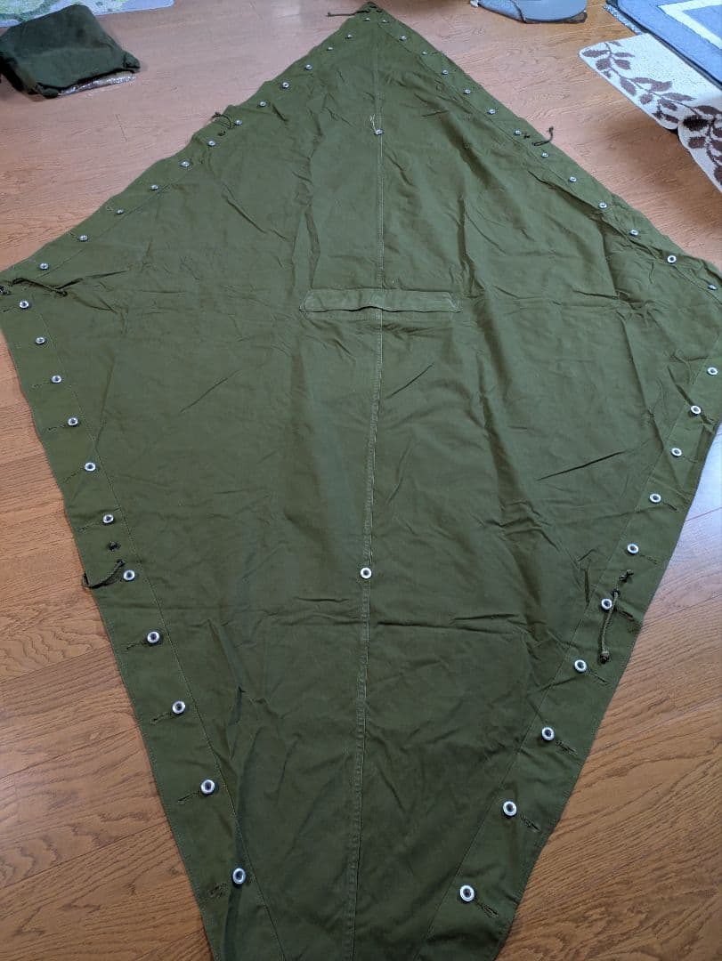 ノルウェー軍幕　2枚組　used