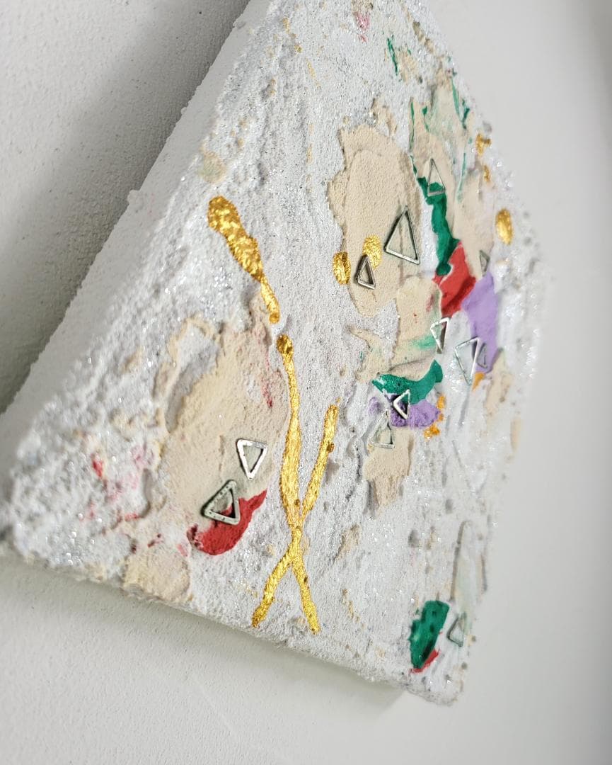 アフタヌーンティー / テクスチャーアート 18×18㎝ S0 原画1点のみ