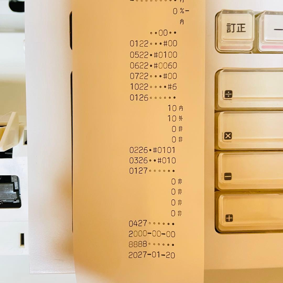 カシオレジスター　110ER　簡単便利コンパクト　送料込