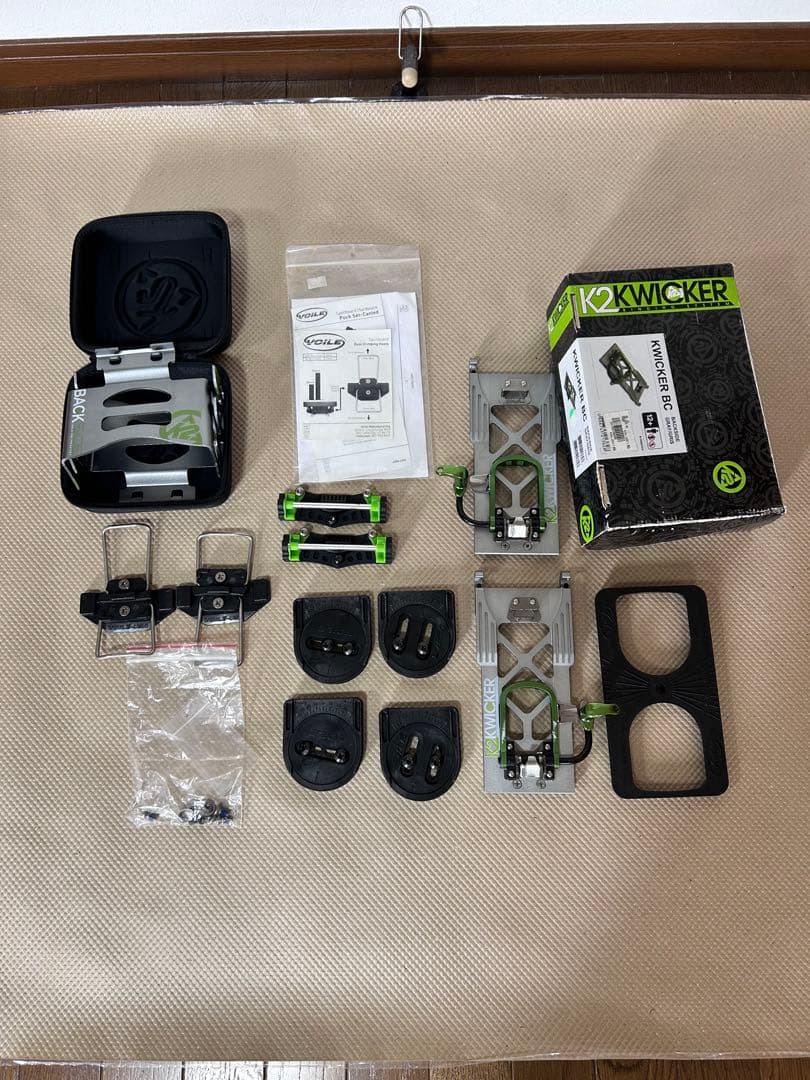 K2 Kwicker BCスノーボードビンディング フルキット　クランポン付き