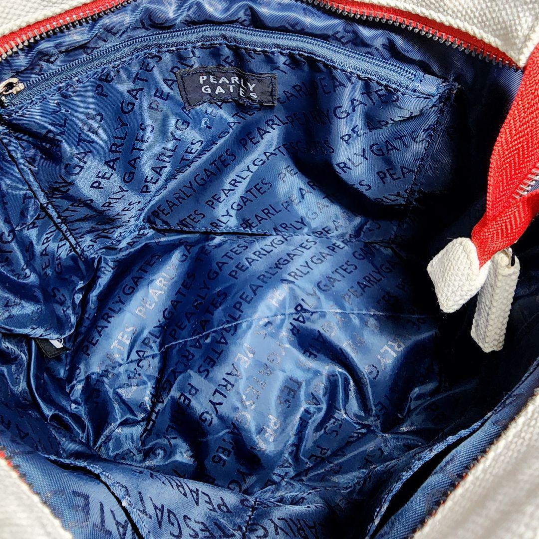 【美品】パーリーゲイツ Mickey Mouseコラボ アップリケ カートバッグ