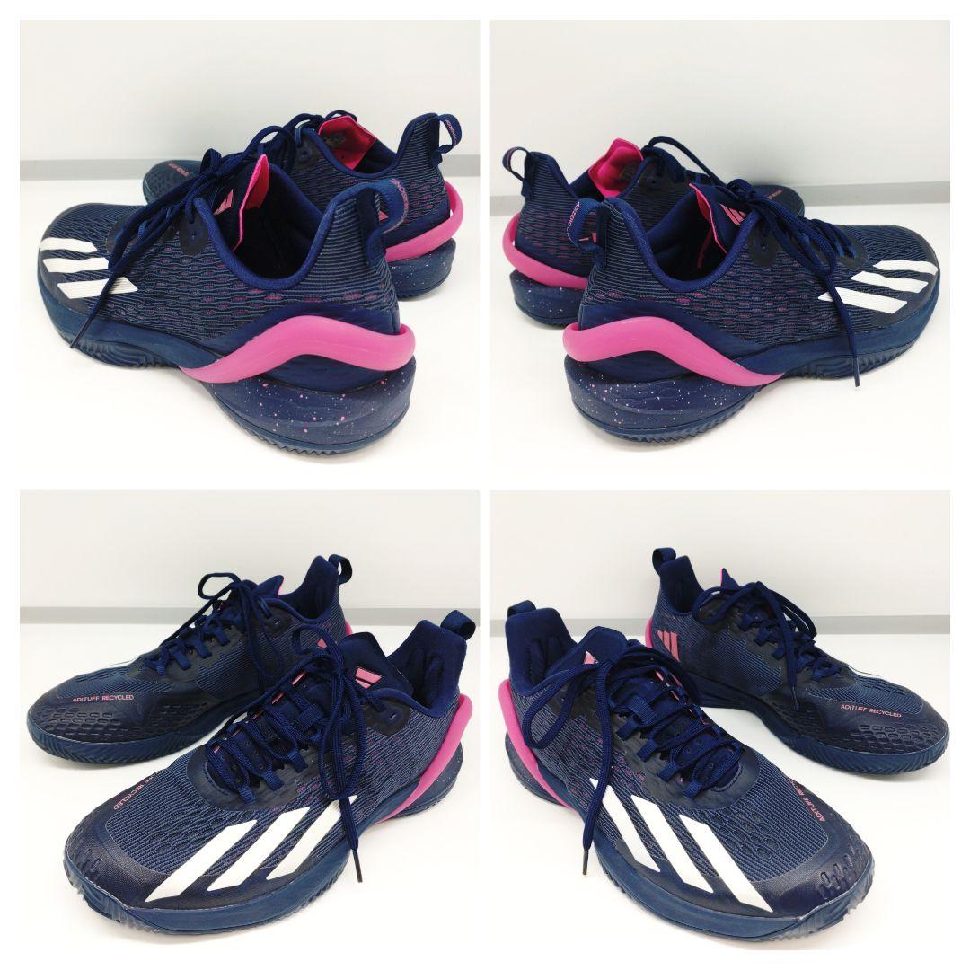 極美　アディダス アディゼロ サイバーソニック　28.0cm　テニスシューズ