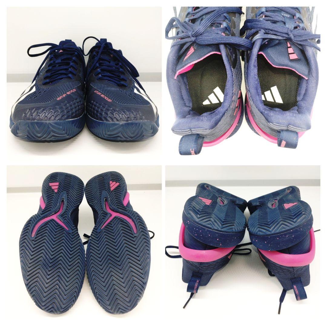 極美　アディダス アディゼロ サイバーソニック　28.0cm　テニスシューズ
