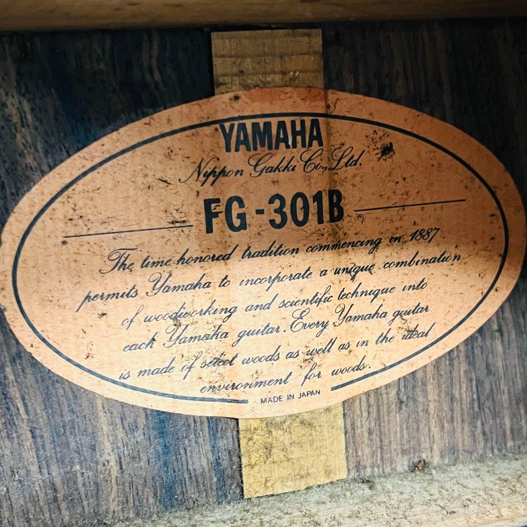 YAMAHA ヤマハ アコースティックギター FG-301B ①