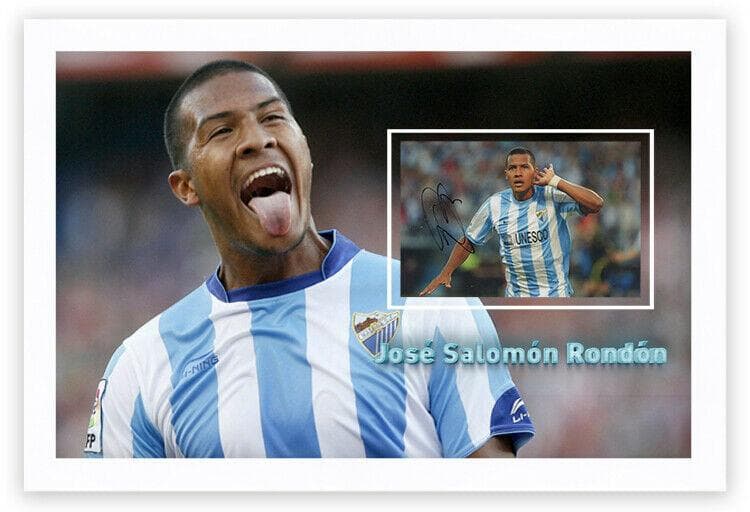 直筆サイン入り写真 ホセ・サロモン・ロンドン 大連一方足球倶楽部 SA鑑定済