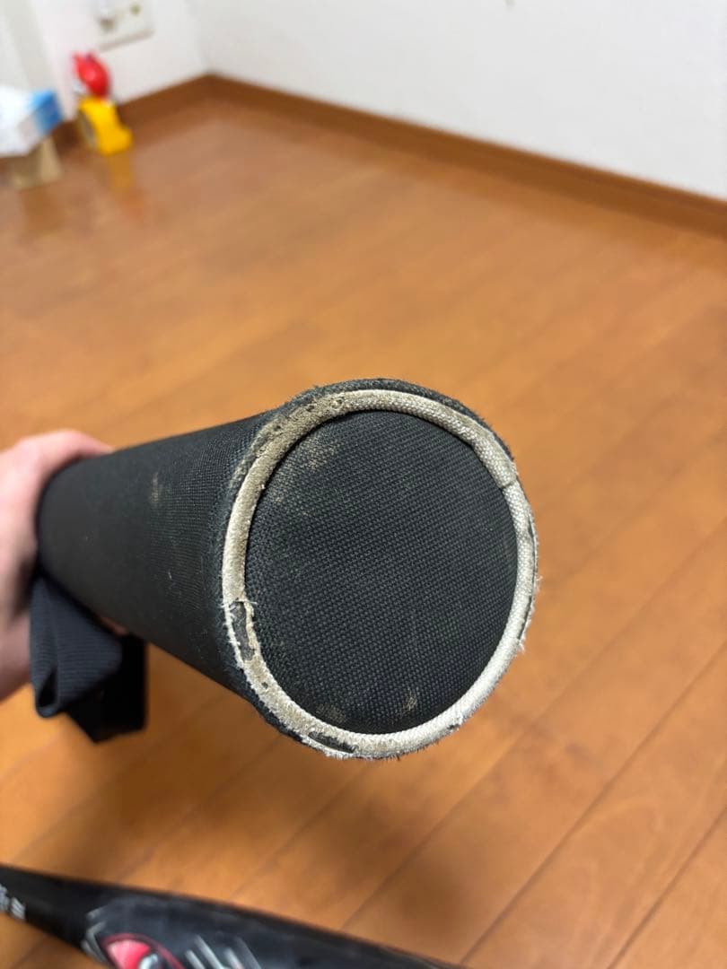 少年用ワニクラッシャー赤ワニ　軟式バット 82cm 610g バットケース付き