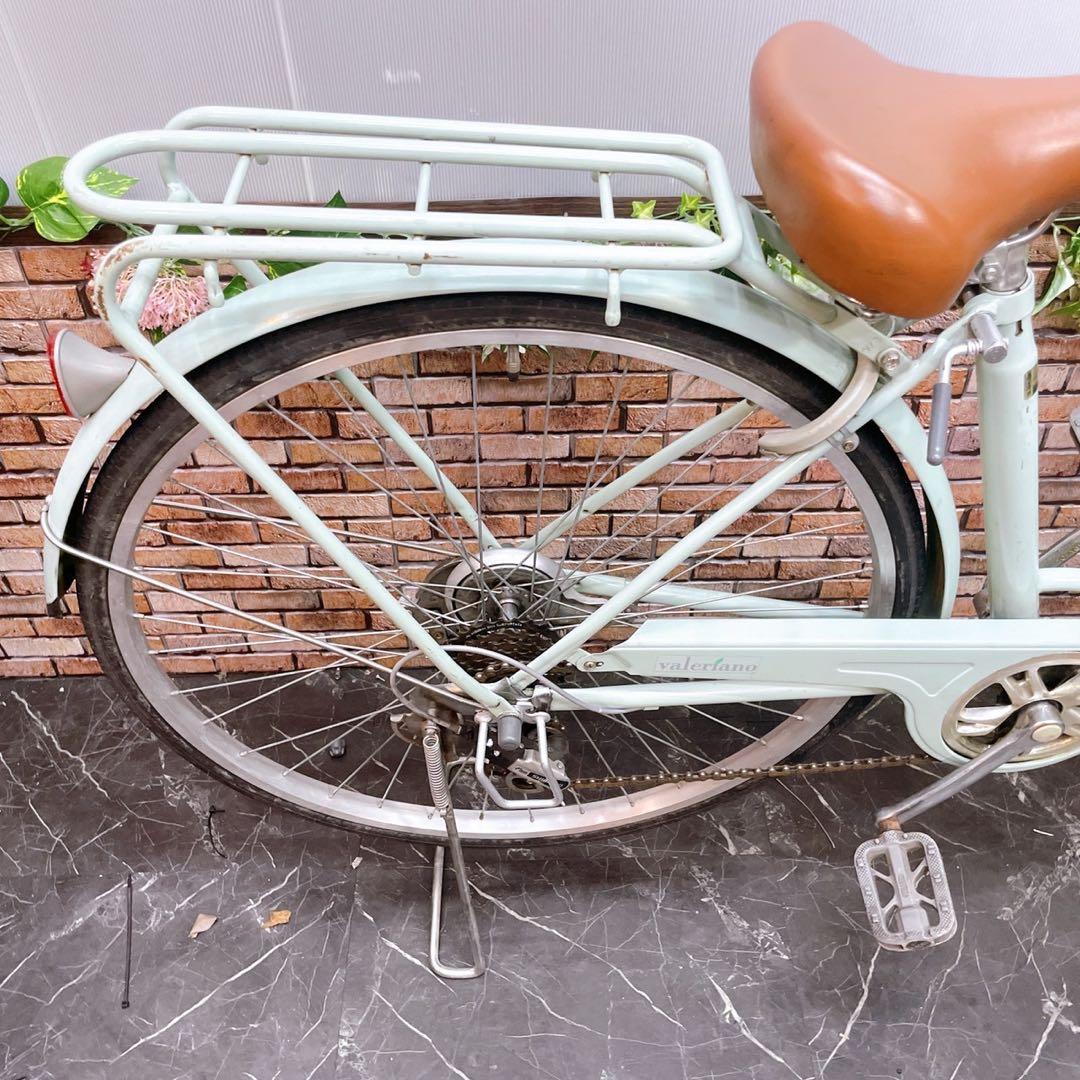【33】一般車 ママチャリ valeriano グリーン 27インチ