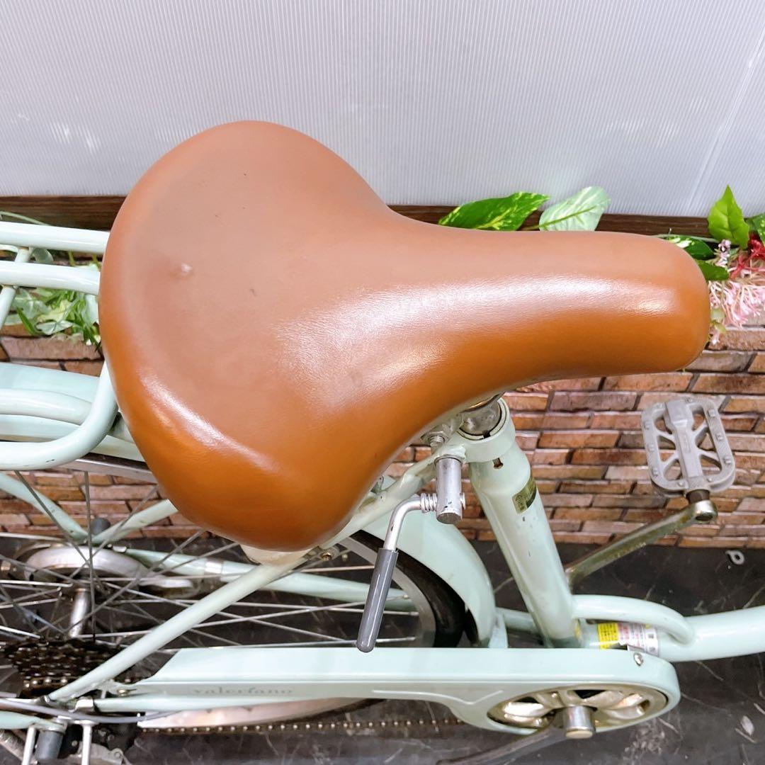 【33】一般車 ママチャリ valeriano グリーン 27インチ