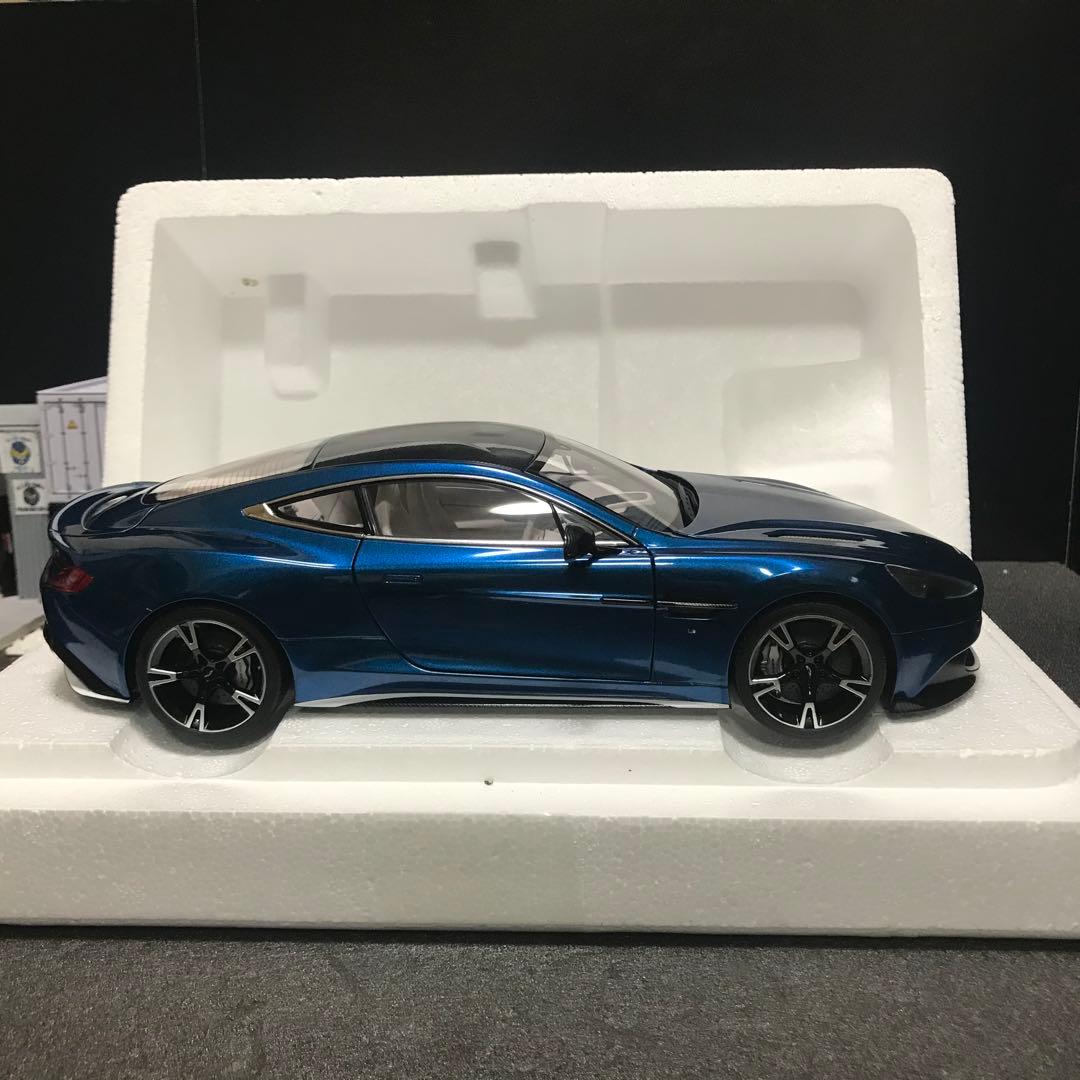 オートアート アストンマーチン ヴァンキッシュS 2017 メタリックブルー