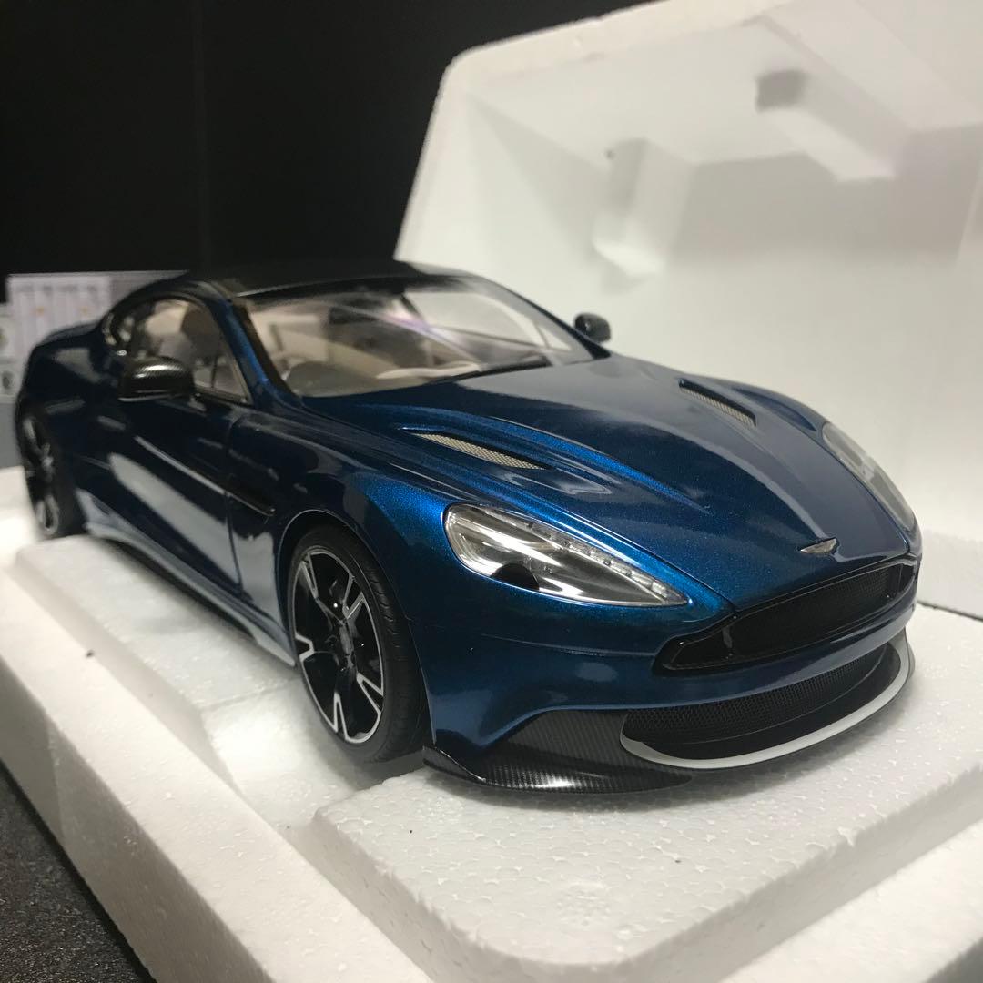 オートアート アストンマーチン ヴァンキッシュS 2017 メタリックブルー