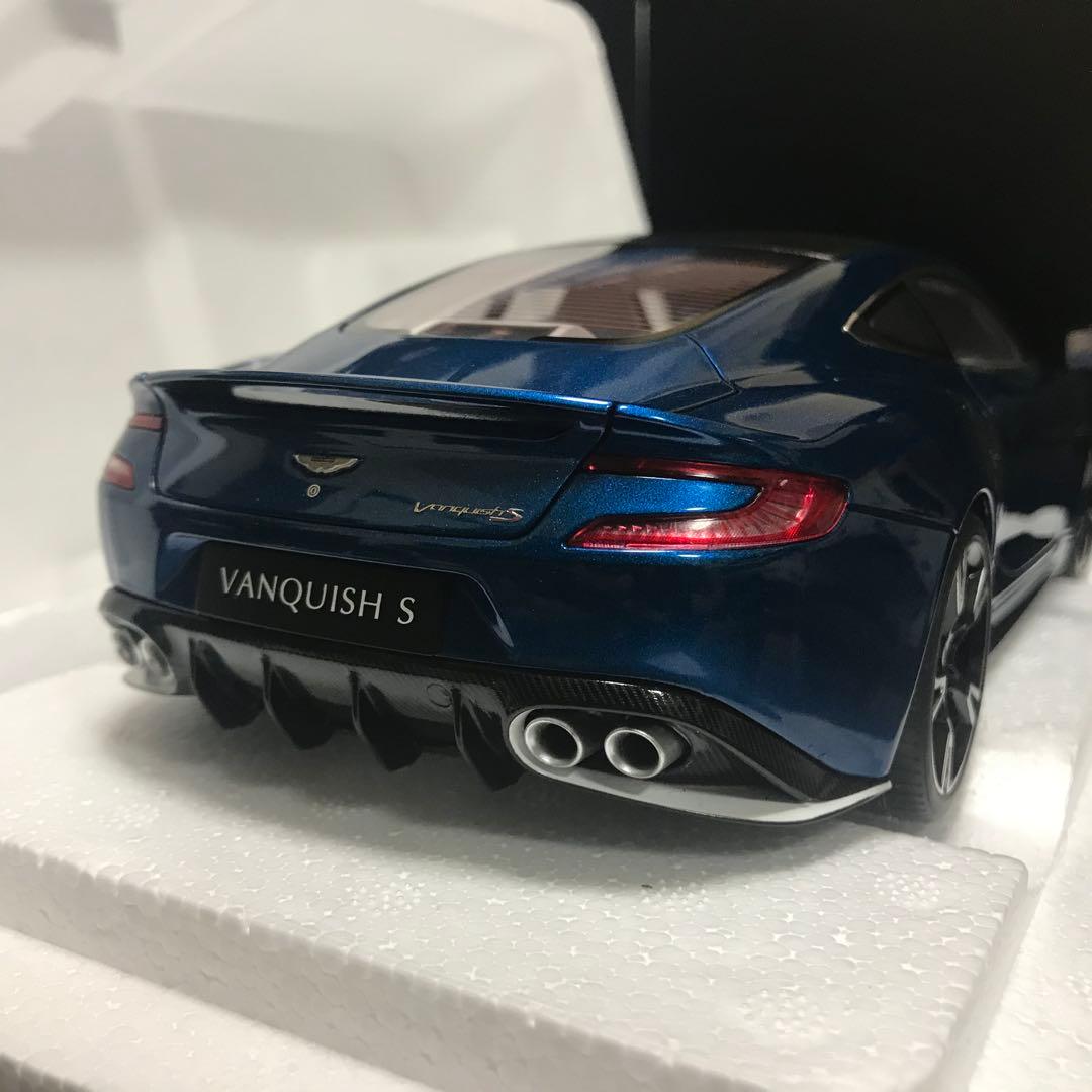 オートアート アストンマーチン ヴァンキッシュS 2017 メタリックブルー