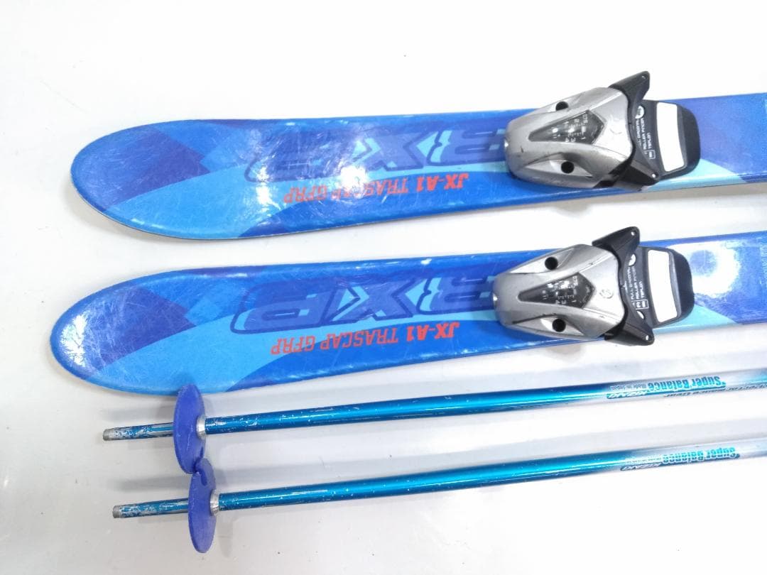 ジュニアスキー5点セット ブルーモリス 88cm ブーツ ラスぺチア 18cm◇