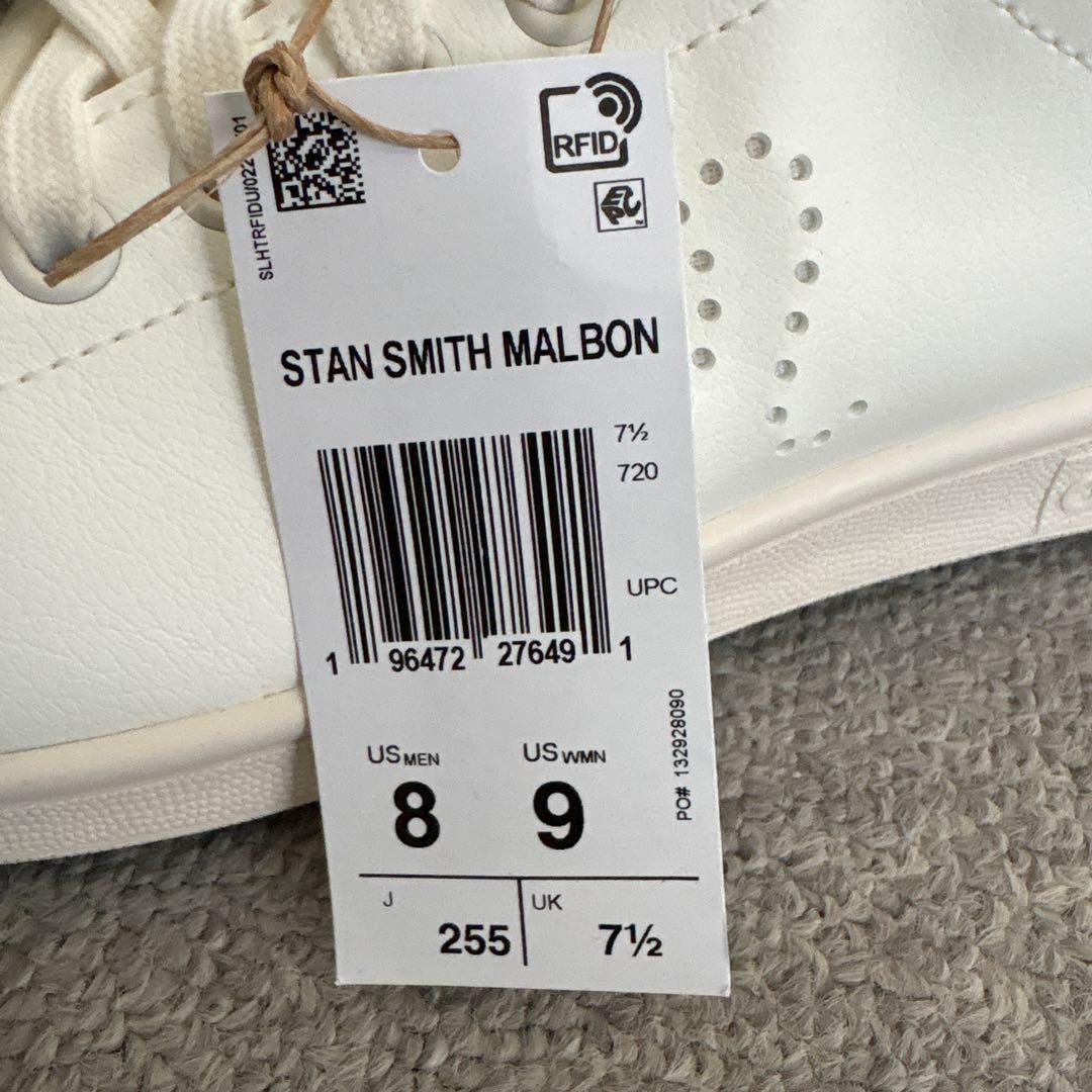 新品　未使用　箱付き　チャーム付き　スタンスミス　マルボンゴルフ25.5cm