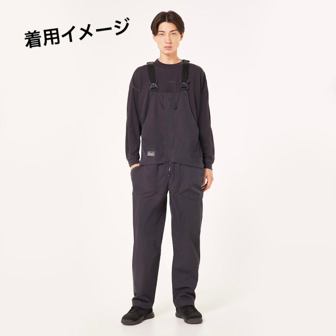 <新品>OAKLEY カーキ スノーボード　ビブパンツ　 Lサイズ