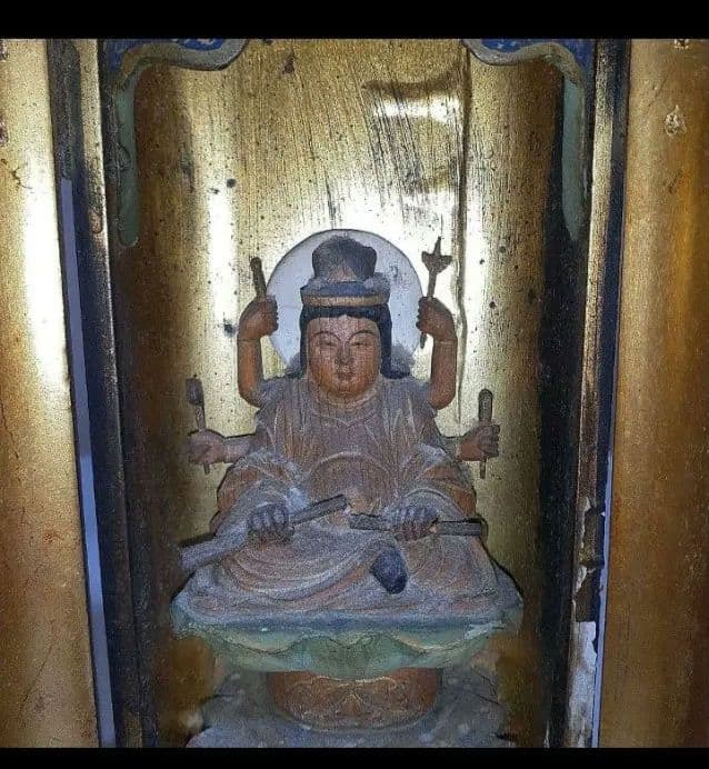 レア　厳島大弁財天御本尊大願寺　仏像　厨子