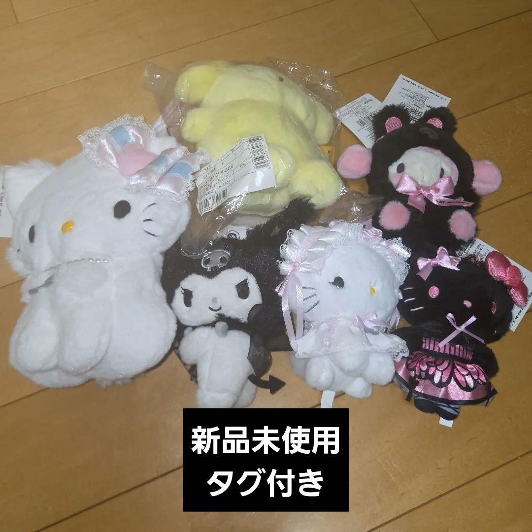 「バラ売り可能」新品タグ付き サンリオ マスコットぬいぐるみ 6体セット