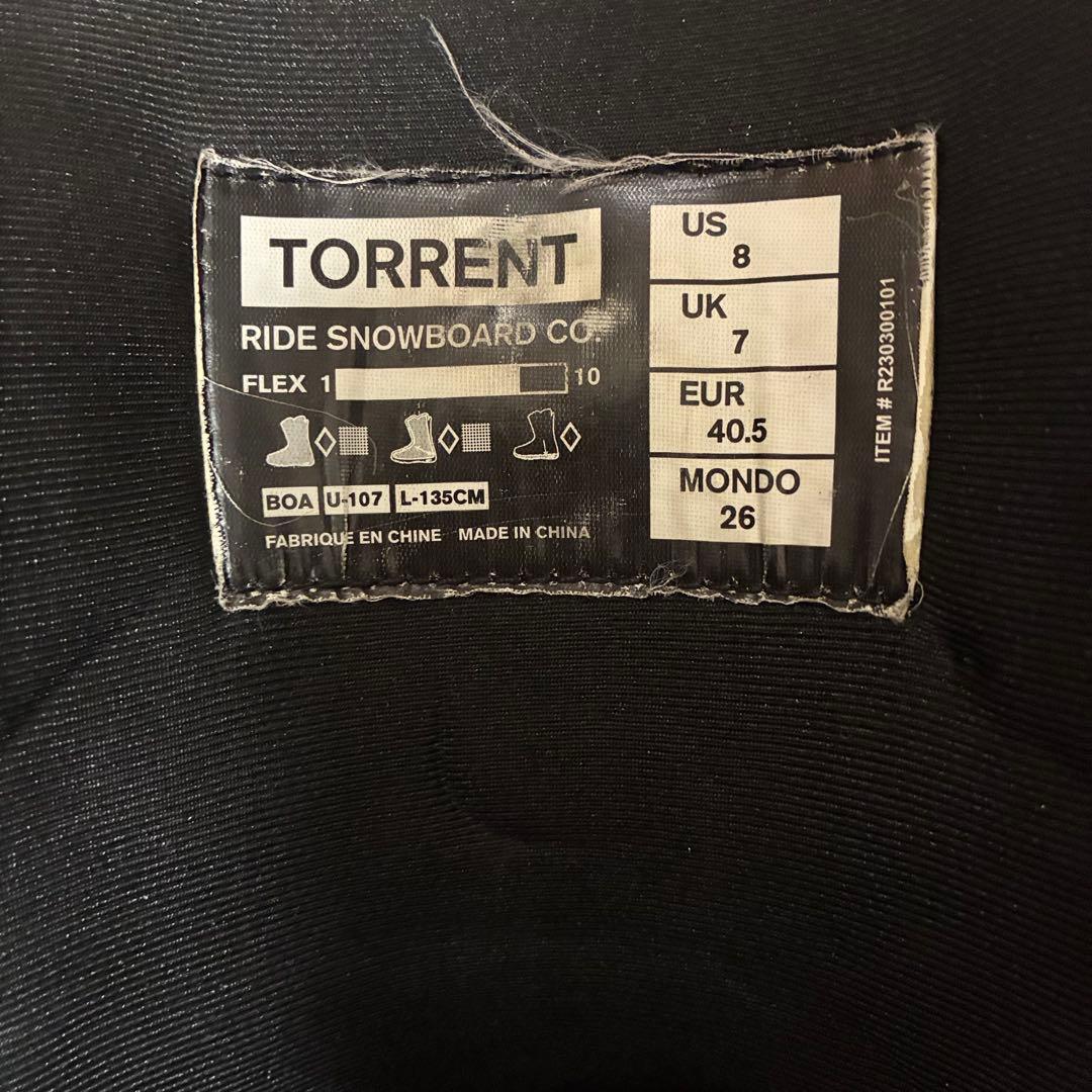 RIDE torrent 26cm lasso 92より硬 insano 並み