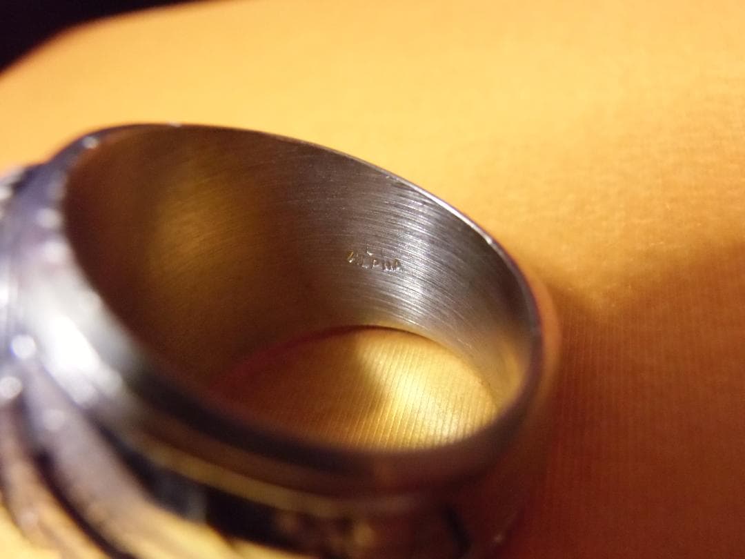 ★アメリカ軍＊空軍/ＵＳＡＦ＊ミリタリーリング＊１７．５号（実物）