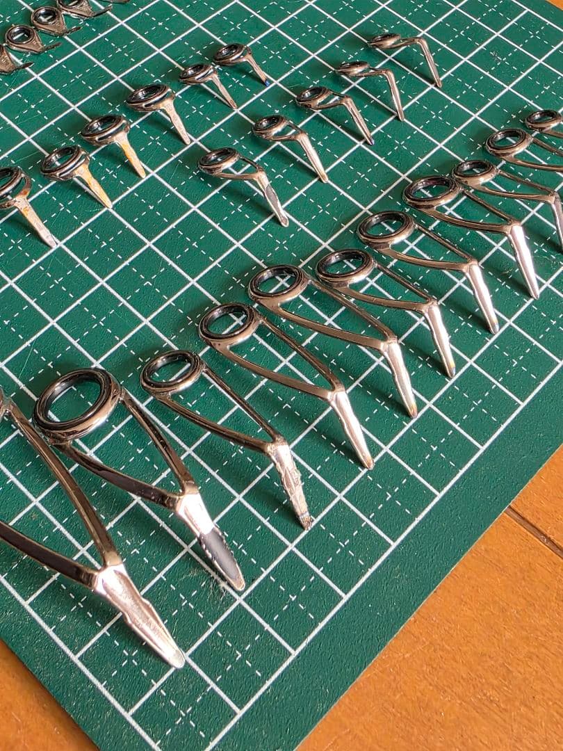 富士工業　FUJI　Sicガイド 75個セット　ロッドビルディング　補修に