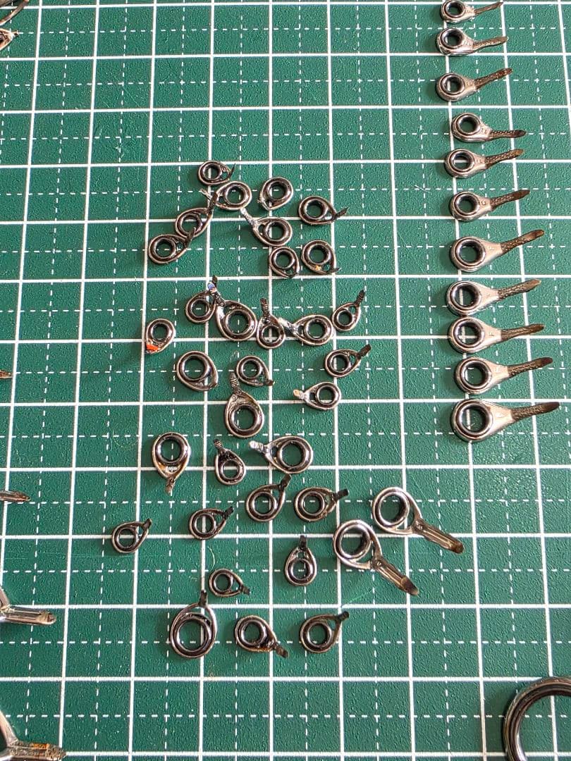 富士工業　FUJI　Sicガイド 75個セット　ロッドビルディング　補修に