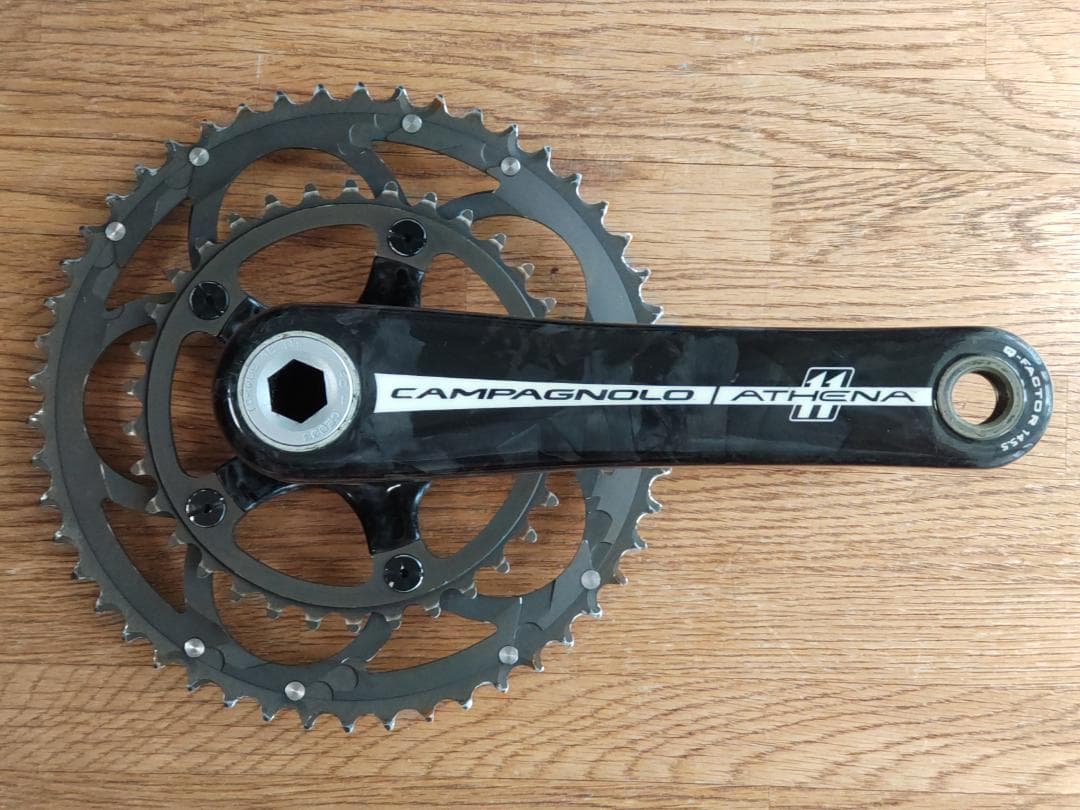 Campagnolo Athena カーボンクランク 165mm 50/34T