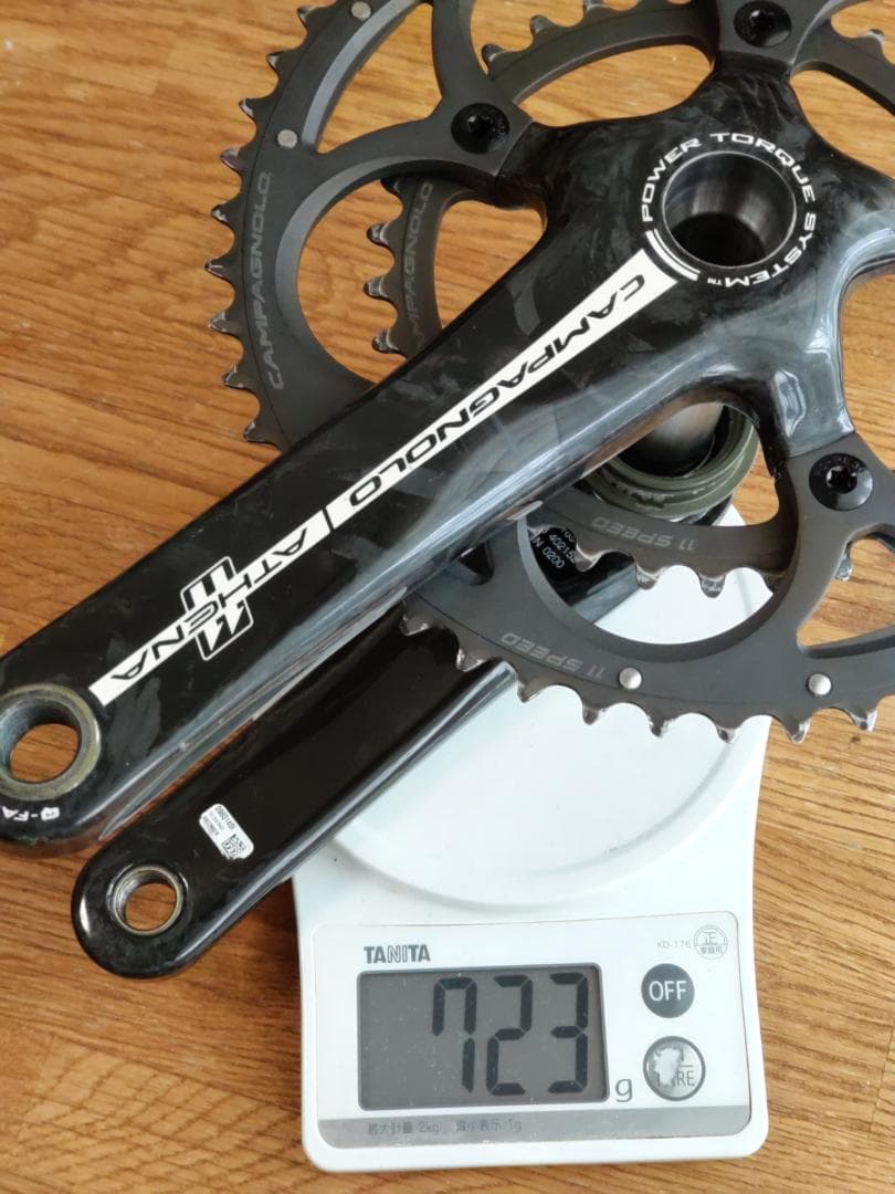 Campagnolo Athena カーボンクランク 165mm 50/34T