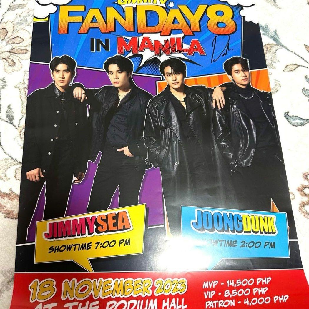 GMMTV JoongDunk sign じゅんだん サイン ポスター