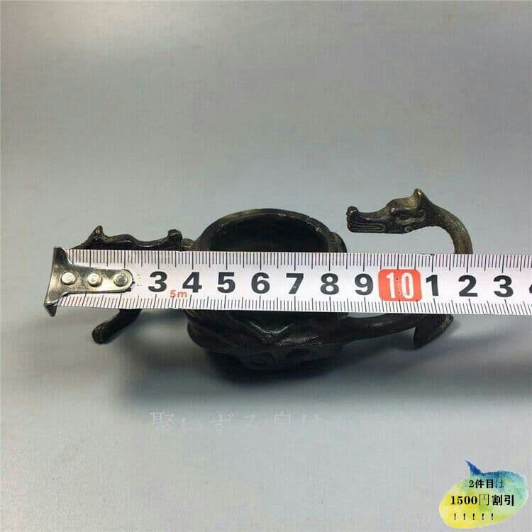 古玩古工芸品双龍筆記具7F