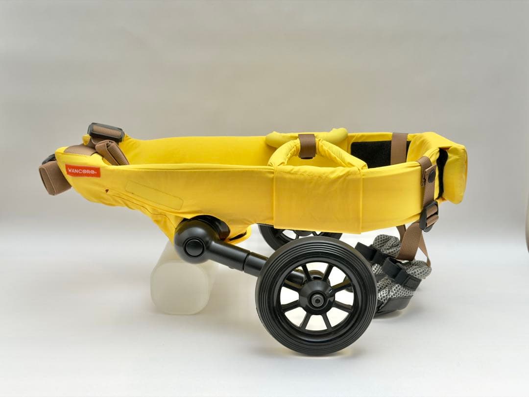 WANCORO 犬用車いす イエロー レギュラーサイズ