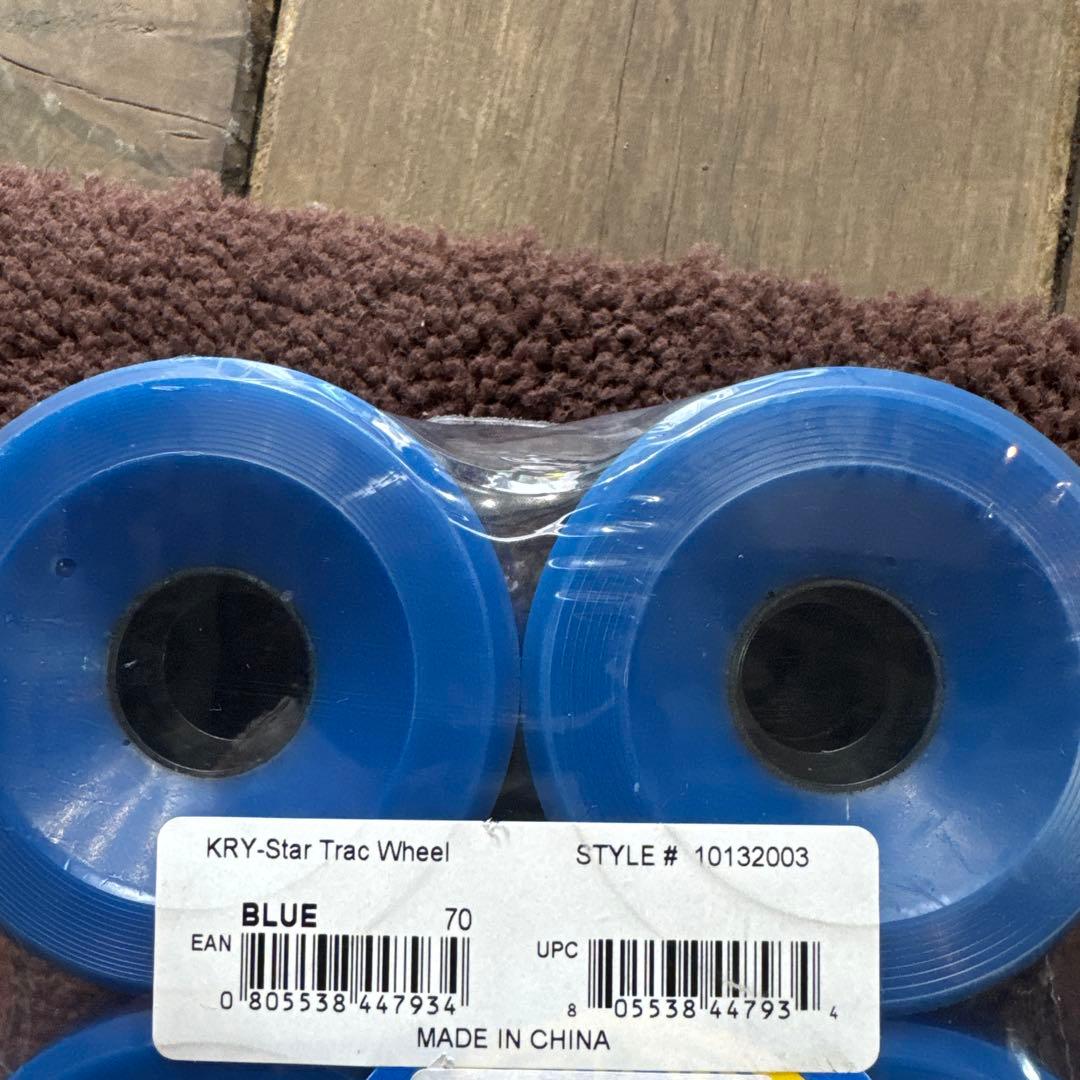 Kryptonics Star-Trac 70mm82a青ウィール4個セット